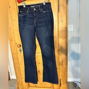 Signature Levi Strauss & Co Modern Boot Cut Dark Wash Jeans Size 12 Long
